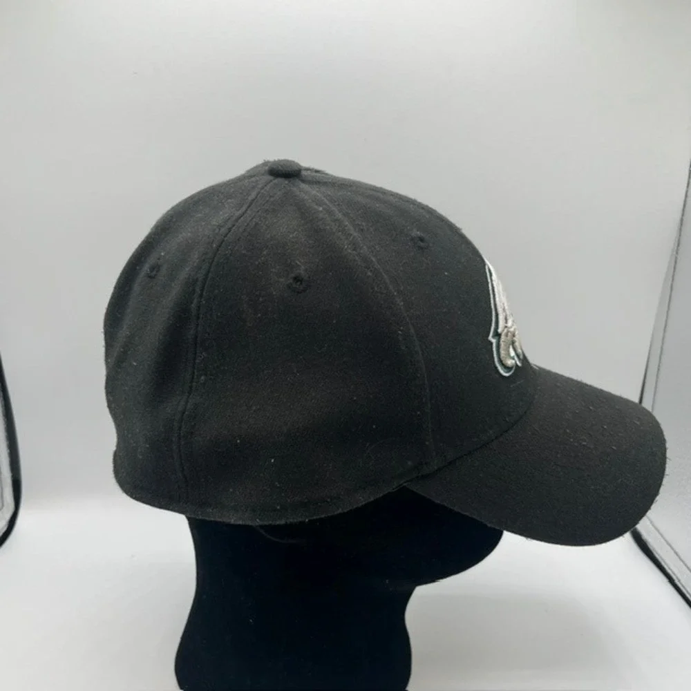 New Era 39THIRTY Philadelphia Eagles NFL Hat Black Stretch Fit Large-XLarge Cap